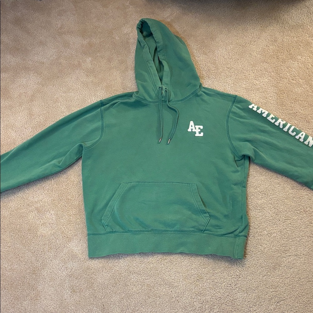 American Eagle Outfitters Forest Green Hoodie